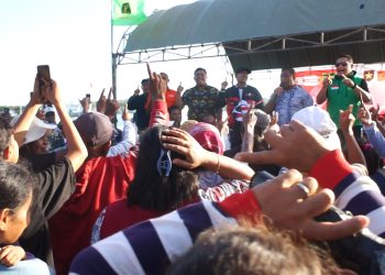 Sesuai Jadwal KPUD Malra, Paslon Maryadat Kampanye Perdana Di kecamatan Manyeuw