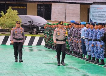 Polres Tual Gelar Apel Operasi Lilin Salawaku 2024
