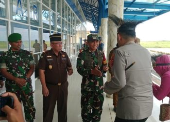 Dandim 1804/Kaimana Menyambut Kapolres Kaimana Yang Baru