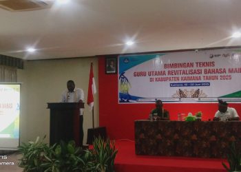 Wabup Isak Waryensi; Bahasa Daerah harus dimasukan dalam Muatan Lokal