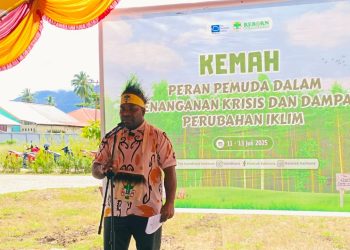 Wabup Isak Waryensi; Peran pemuda sangat Penting Bagi perubahan Iklim