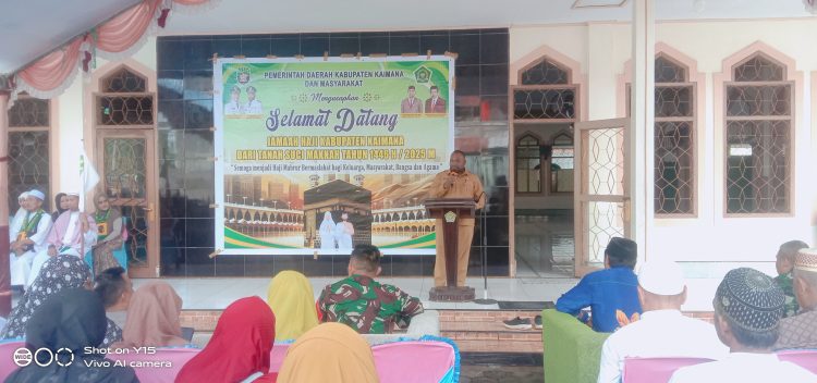 Wabup Isak Waryensi Hadiri Penerimaan 32 jemaah Haji asal Kaimana