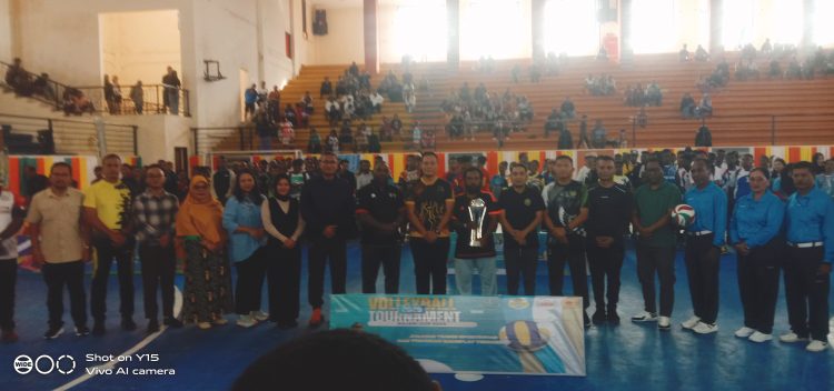 Wakil Bupati Kaimana Hadiri Pembukaan Volly Kejari Cup