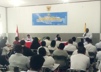 Wabup Isak Waryensi; Peserta Ujian kenaikan Pangkat harus tunjukan Kualitas