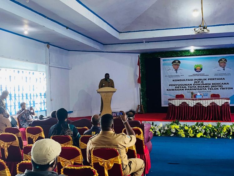 Buka Konsultasi publik RDTR, Wabup Kaimana harap perhatikan Budaya Lokal