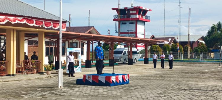 Wabup Isak Hadiri Harhubnas 2025, Bacakan sambutan Menteri