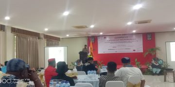 Asisten satu Setda Kaimana Buka Kegiatan Evaluasi Penguatan penyelenggara Pemilu 2024