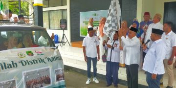 Lepas peserta Pawai Ta’aruf, Bupati Hasan; Ini bukan ajang show melainkan momentum memperbanyak Dzikir