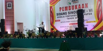 Sidang Sinode GPDP se tanah Papua Resmi du buka oleh Sekda Kaimana