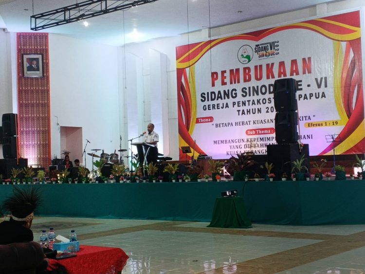 Sidang Sinode GPDP se tanah Papua Resmi du buka oleh Sekda Kaimana
