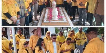 DPD Golkar Kota Tual dan Malra Rayakan HUT ke-61 dengan Ziarah ke makam Sesepu Golkar