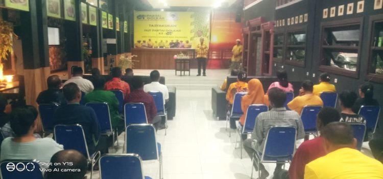 Sekda Kaimana; Partai Golkar sudah teruji di usia ke 61 tahun ini