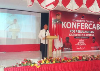 Bupati Kaimana secara resmi Buka Konfercab PDI Perjuangan Kaimana