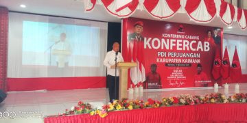 Bupati Kaimana secara resmi Buka Konfercab PDI Perjuangan Kaimana