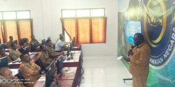 Wabup Isak Waryensi harap para peserta profiling dapat mengikuti dengan jujur,terbuka, dan serius