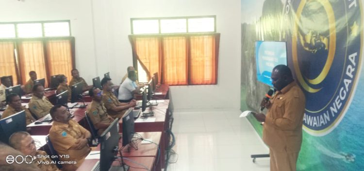 Wabup Isak Waryensi harap para peserta profiling dapat mengikuti dengan jujur,terbuka, dan serius