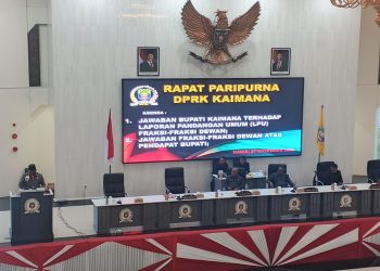 Wabup Isak Waryensi Apresiasi LPU fraksi-fraksi dewan DPRK Kaimana