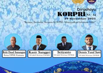 DPRK KAIMANA MENGUCAPKAN DIRGAHAYU KORPRI KE 54