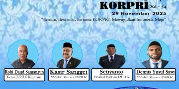 DPRK KAIMANA MENGUCAPKAN DIRGAHAYU KORPRI KE 54