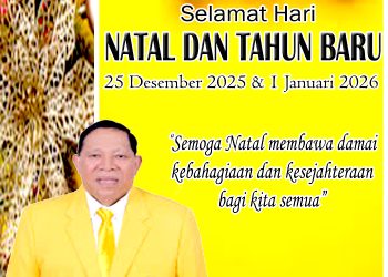 Drs. YUNUS SERANG MENGUCAPKAN SELAMAT NATAL DAN TAHUN BARU