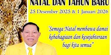 Drs. YUNUS SERANG MENGUCAPKAN SELAMAT NATAL DAN TAHUN BARU