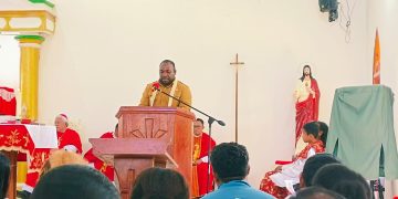 Isak waryensi hadiri pengresmian Goa Maria Werafuta