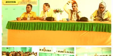 Golkar Kota Tual Menyalurkan Sembako Gratis, Disertai Reses Anggota DPRD Kota Tual di Gedung Mitra Mart