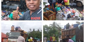 ​Armada Sempat Rusak, DLH Kota Tual Gerak Cepat Bersihkan Tumpukan Sampah di Jalur Mangon-Fiditan