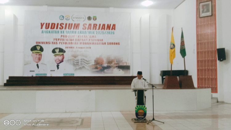 Pesan bupati Hasan untuk 24 peserta Yudisium dari Universitas pendidikan Sorong