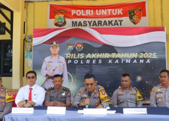 Akhir tahun 2025 polres Kaimana catat turunya angka kriminal