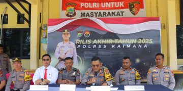 Akhir tahun 2025 polres Kaimana catat turunya angka kriminal