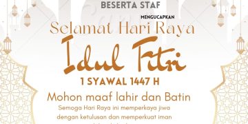 Drs. Z. F. Taghurihi Kepala Dinas PMD KKT beserta Staf Mengucapkan Selamat hari raya Idul Fitry