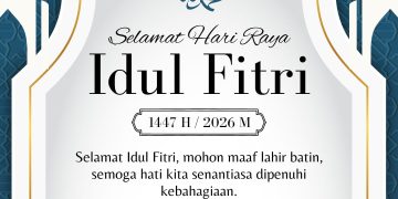 Kepala Dinas Pendidikan Kabupaten Kaimana Beserta Staf Mengucapkan Selamat Hari raya Idul Fitry 1447 Hijriah