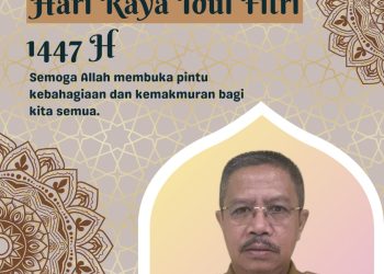 Kepala BPKAD Kabupaten Kaimana Mngucapkan Selamat Hari Idul Fitry 1447 Hijriah
