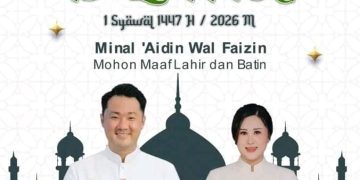 Bupati dan Ketua TP PKK Kabupaten Kepulauan Tanimbar mengucapkan Selamat Idul Fitry 1447 H