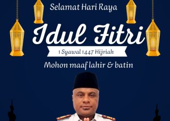 Kepala Lapas Kelas III Kaimana beserta Staf Mengucapkan Selamat Hari Idul Fitry 1447 Hijriah