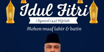 Kepala Lapas Kelas III Kaimana beserta Staf Mengucapkan Selamat Hari Idul Fitry 1447 Hijriah