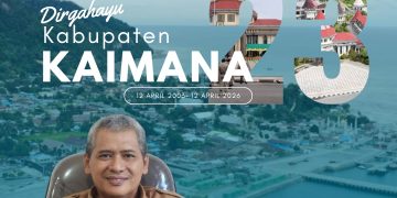 Dinas PUPR  Kaimana mengucapkan Dirgahayu Kabupaten Kaimana ke 23.